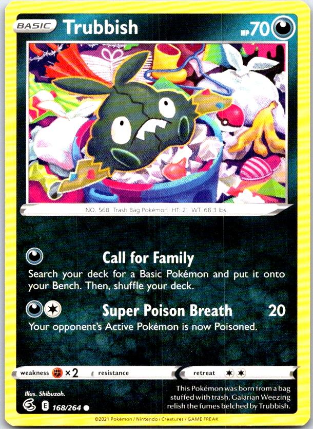 Trubbish - 168/264 - - FUSION STRIKE - Pokemon - Common | AC07-7