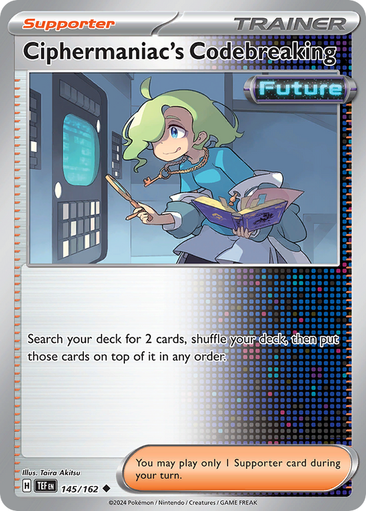 Ciphermaniac's Codebreaking - 145/162 - - TEMPORAL FORCES - Pokemon - | AA41-78