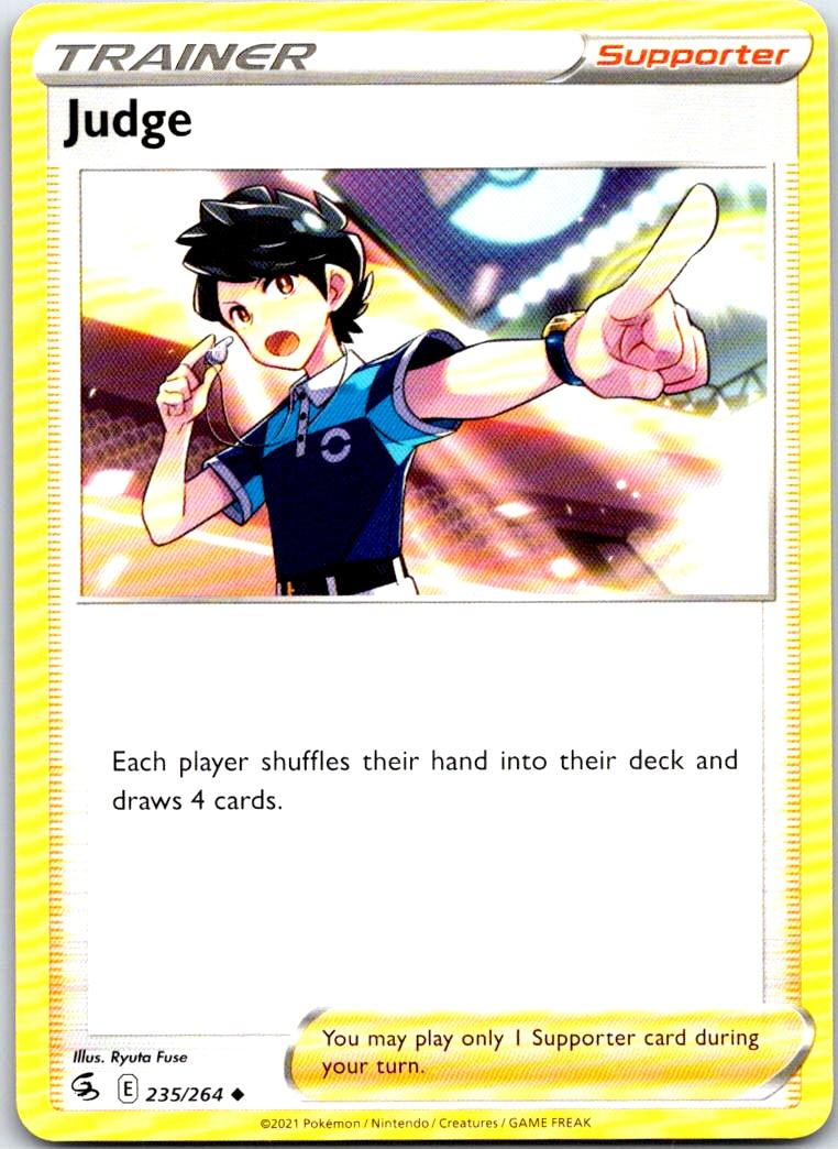 Judge - 235/264 - - FUSION STRIKE - Pokemon - Uncommon | AB41-45