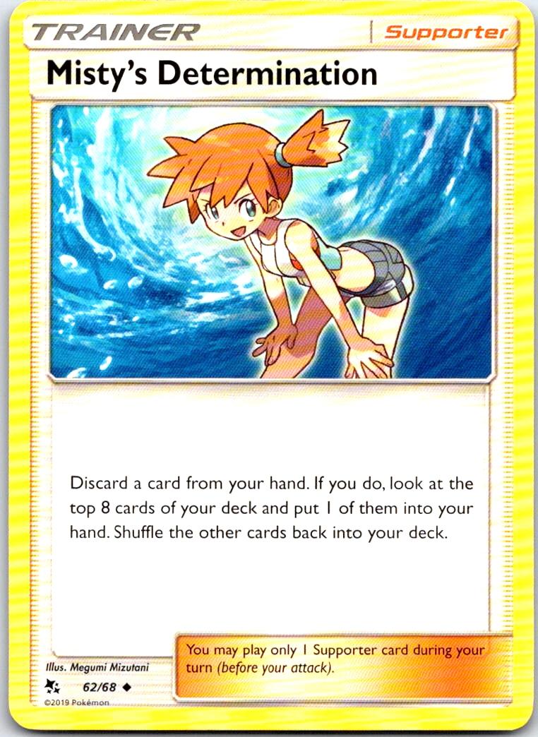 Misty's Determination - 62/68 - - HIDDEN FATES - Pokemon - Uncommon | AB23-14