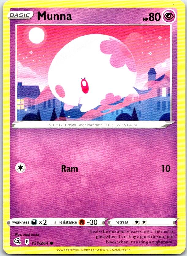 Munna - 121/264 - - FUSION STRIKE - Pokemon - Common | AC02-11