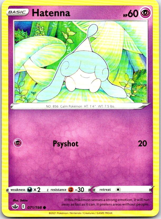 Hatenna - 071/198 - - CHILLING REIGN - Pokemon - Common | AC17-29