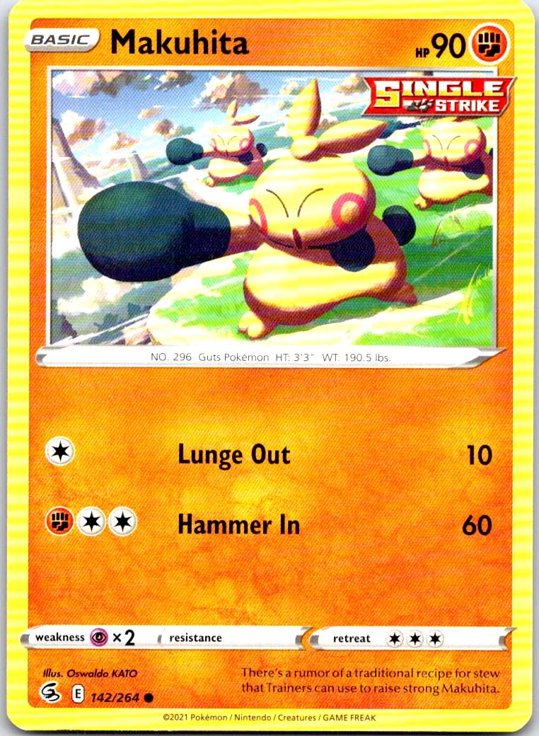 Makuhita - 142/264 - - FUSION STRIKE - Pokemon - Common | AB40-7