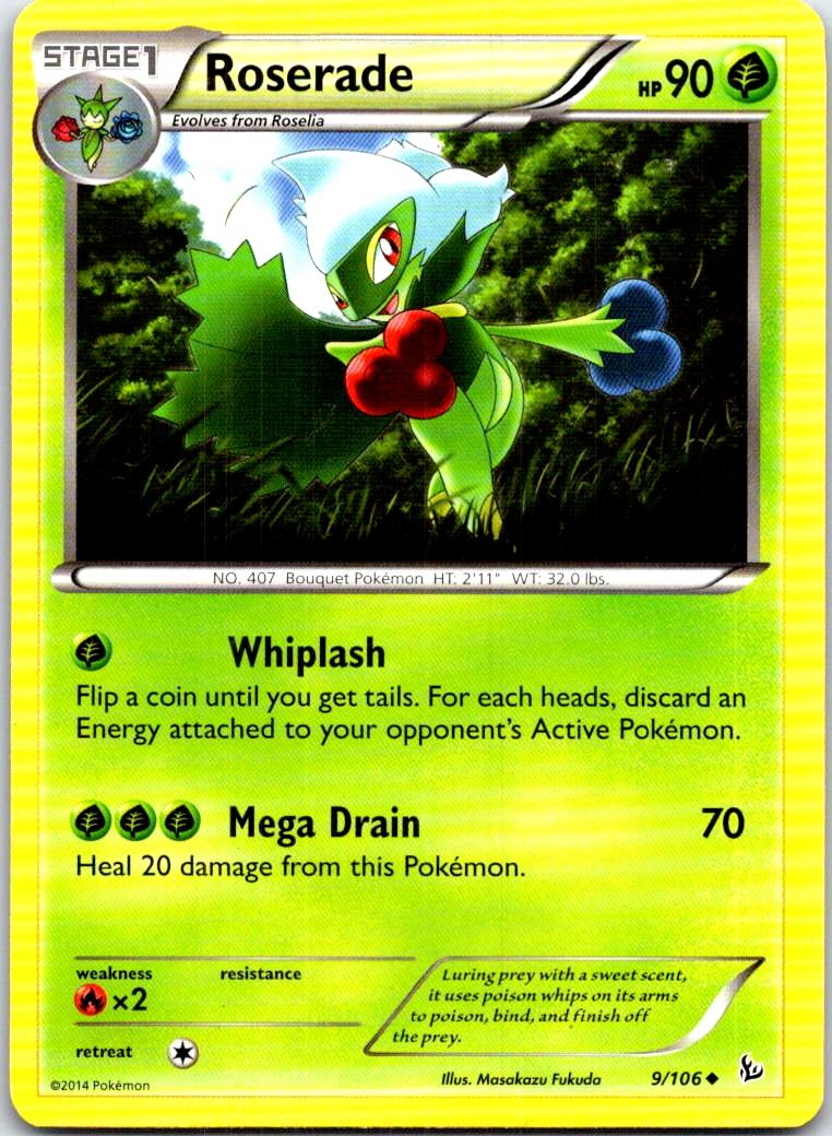 Roserade - 9/106 - - FLASHFIRE - Pokemon - Uncommon | AB61-39