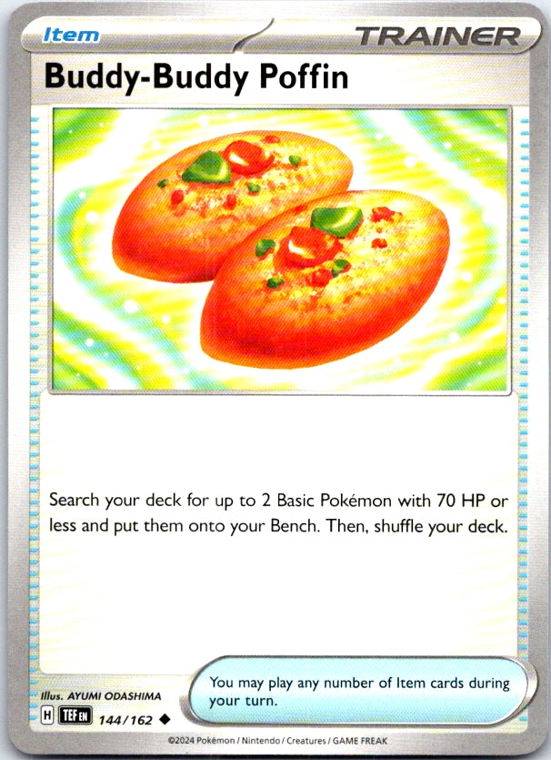 Buddy-Buddy Poffin - 144/162 - - TEMPORAL FORCES - Pokemon - Uncommon | AC24-28