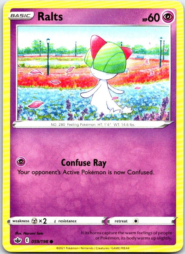 Ralts - 059/198 - - CHILLING REIGN - Pokemon - Common | AC17-15