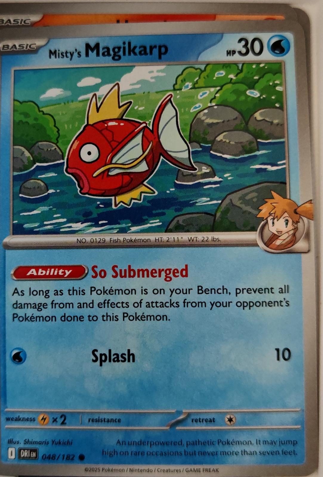 Misty's Magikarp - 048/182 - - DESTINED RIVALS - Pokemon - Common | AA07-4