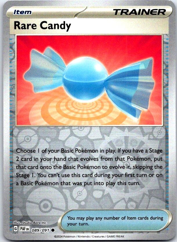 Rare Candy - 089/091 - Reverse Holo - PALDEAN FATES - Pokemon - Common | AC21-32