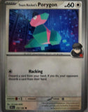 Team Rocket's Porygon - 153/182 - - DESTINED RIVALS - Pokemon - Common | AA52-7
