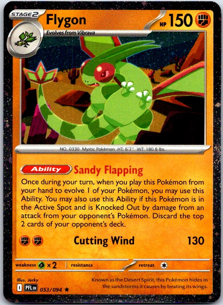 Flygon - 053/094 - Holo - PHANTASMAL FLAMES - Pokemon - Rare | AA120-2