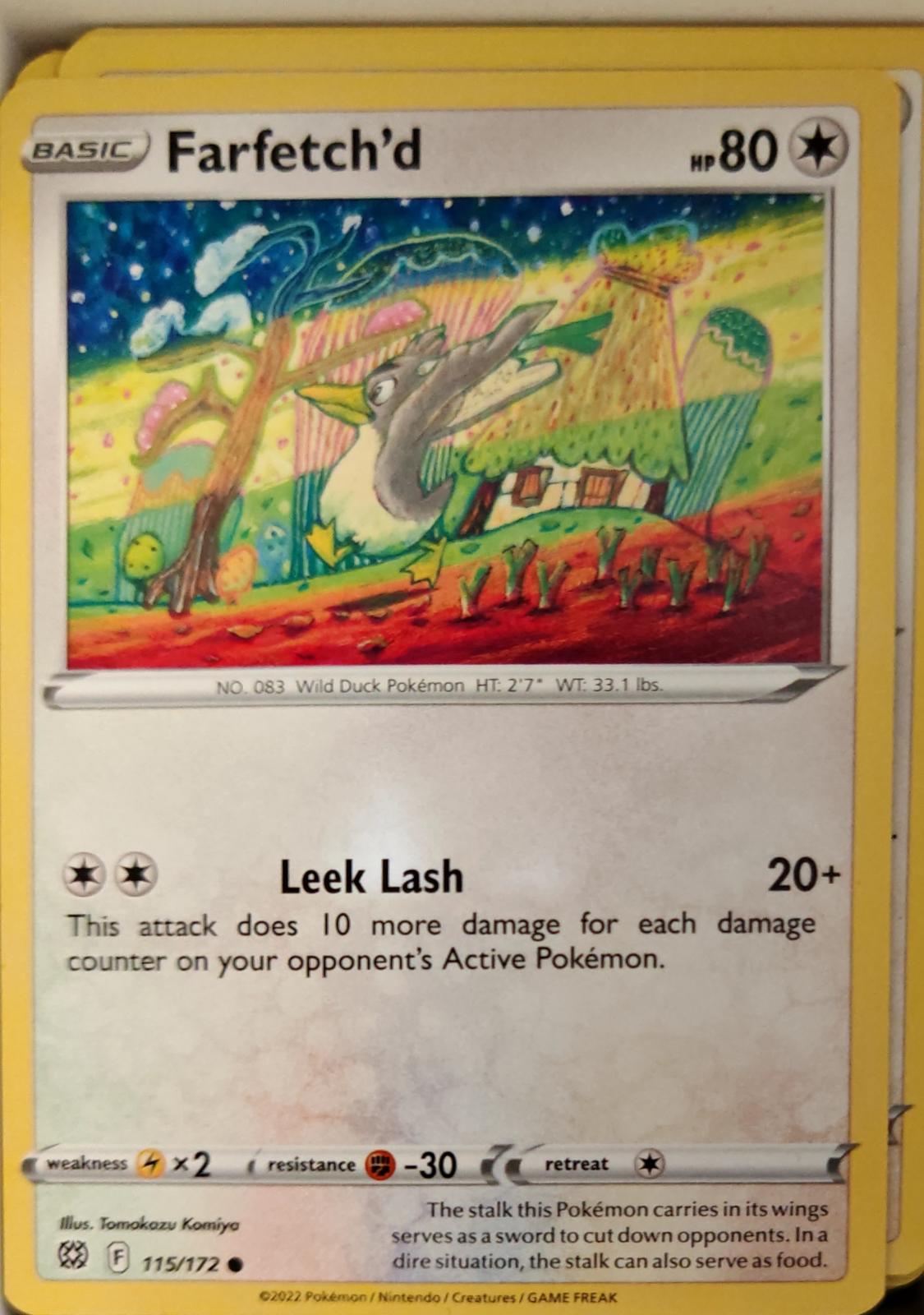 Farfetch'd - 115/172 - - BRILLIANT STARS - Pokemon - Common | AA21-48