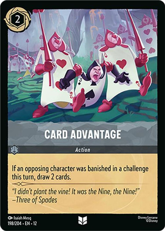 Card Advantage - 198/204 - - WILDS UNKNOWN - Lorcana - Uncommon | LAA01-37
