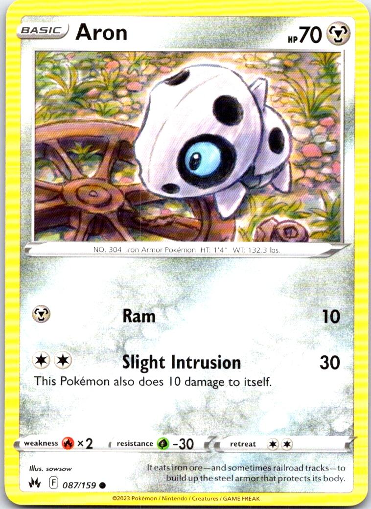 Aron - 087/159 - - CROWN ZENITH - Pokemon - Common | AB52-37