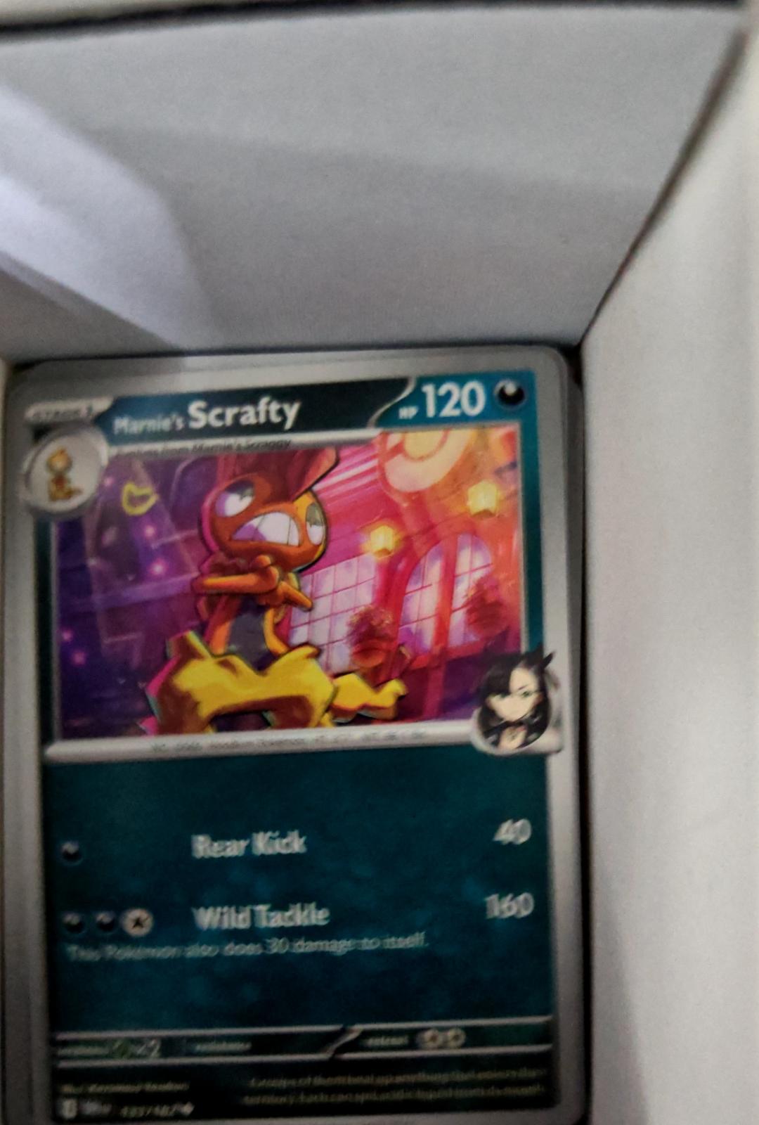 Marnie's Scrafty - 133/182 - - DESTINED RIVALS - Pokemon - Uncommon | AA52-32
