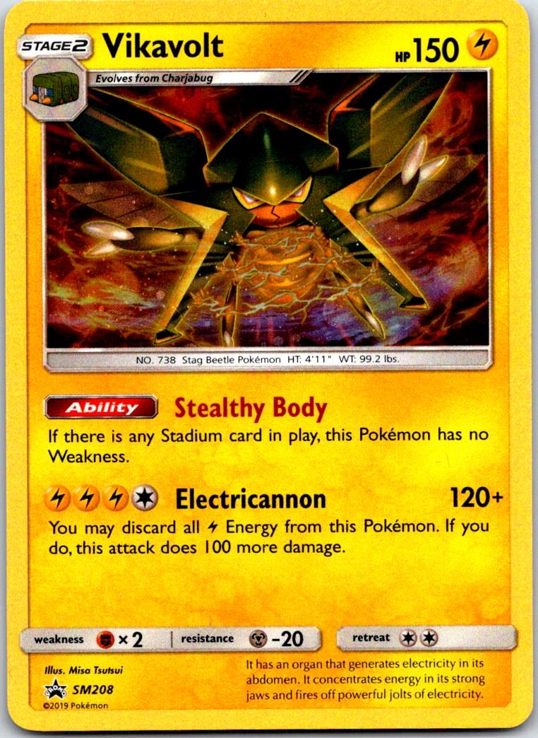 Vikavolt - - SM208 - Holo - SUN & MOON PROMO - Pokemon - Promo | AA120-12