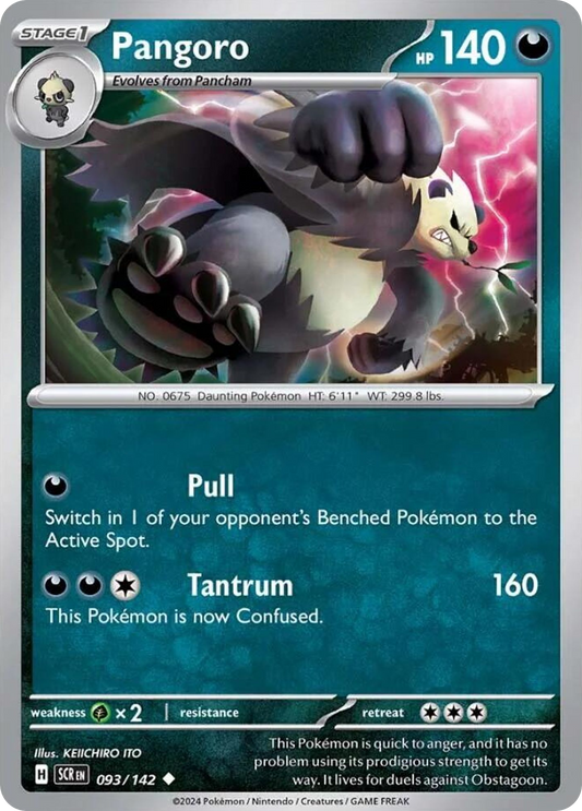Pangoro - 93/142 - - STELLAR CROWN - Pokemon - Uncommon | AA05-86