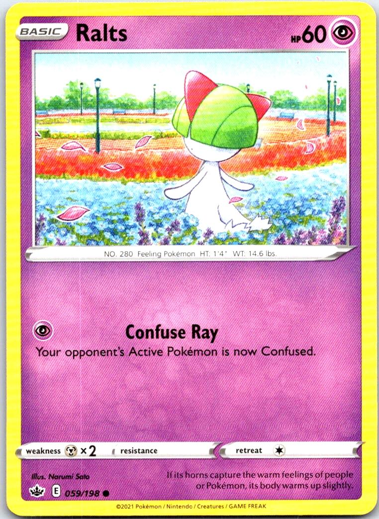 Ralts - 059/198 - - CHILLING REIGN - Pokemon - Common | AB95-18