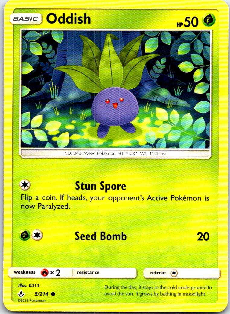 Oddish - 5/214 - - UNBROKEN BONDS - Pokemon - Common | AB64-21