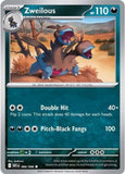 Zweilous - 066/086 - Reverse Holo - WHITE FLARE - Pokemon - Common | AA18-77