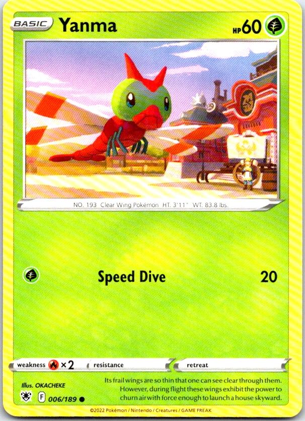Yanma - 006/189 - - ASTRAL RADIANCE - Pokemon - Common | AC07-48