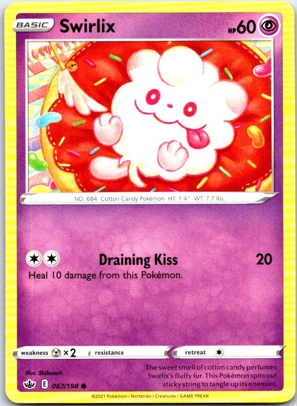 Swirlix - 067/198 - - CHILLING REIGN - Pokemon - Common | AC17-11