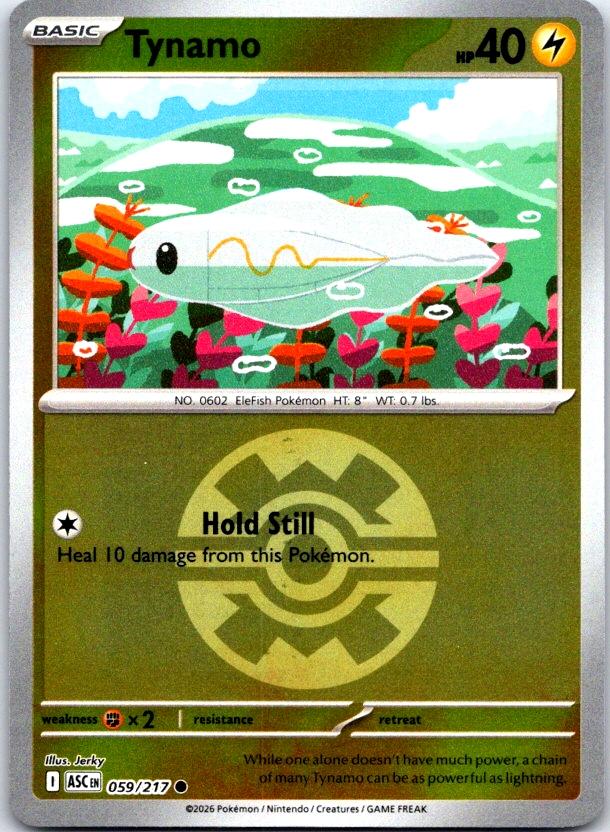 Tynamo (Quick Ball) - 059/217 - Reverse Holo - ASCENDED HEROES - Pokemon - | AC26-5