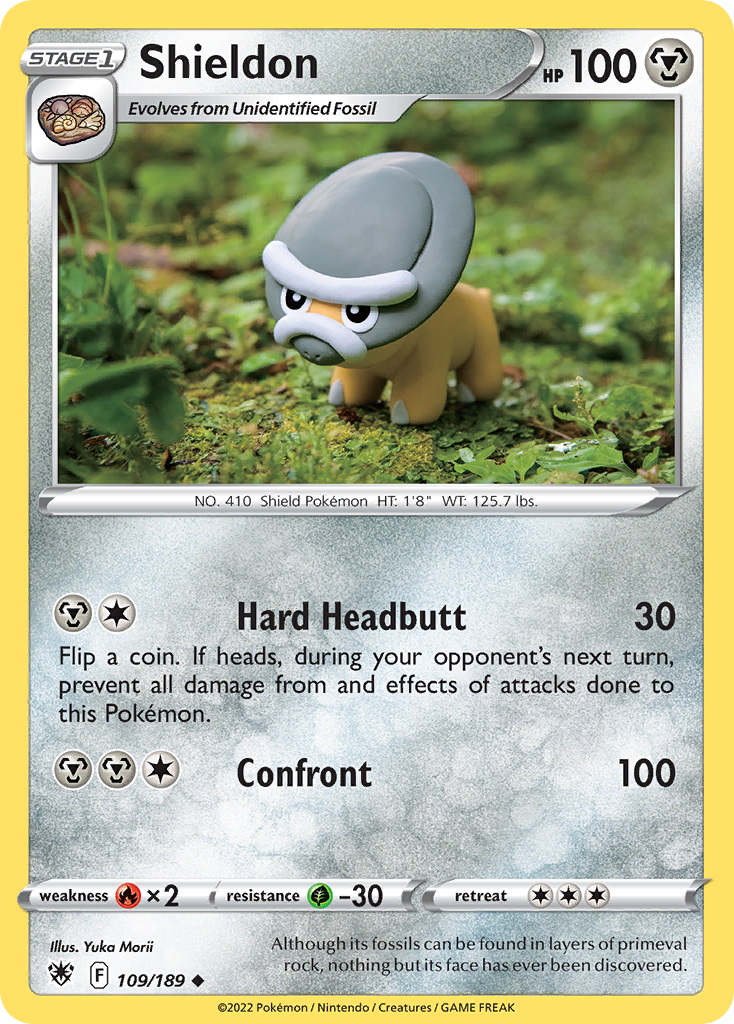 Shieldon - 109/189 - - ASTRAL RADIANCE - Pokemon - Uncommon | AA89-42