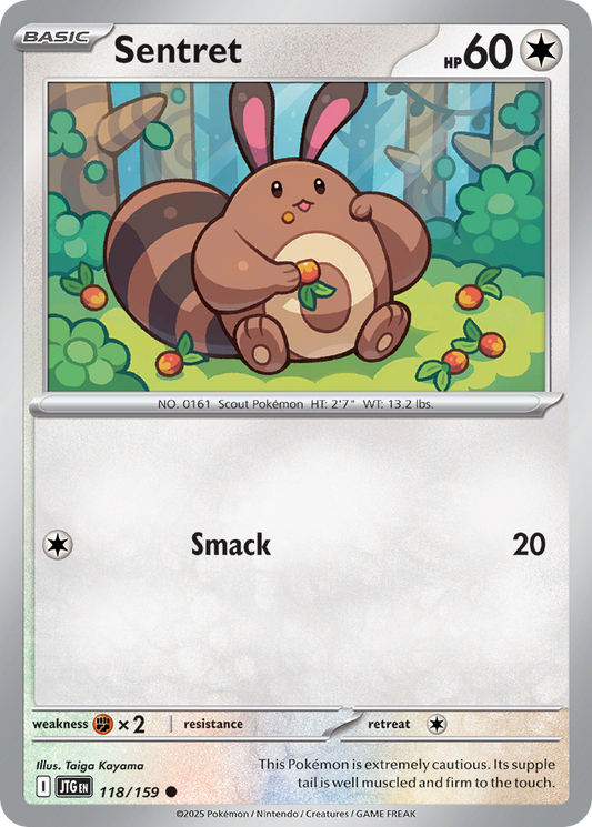Sentret - 118/159 - - JOURNEY TOGETHER - Pokemon - Common | AA07-76