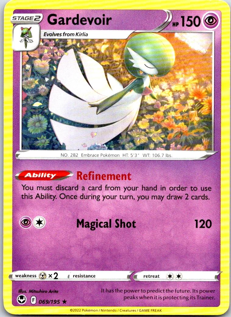 Gardevoir - 069/195 - - SILVER TEMPEST - Pokemon - Rare | AB10-33
