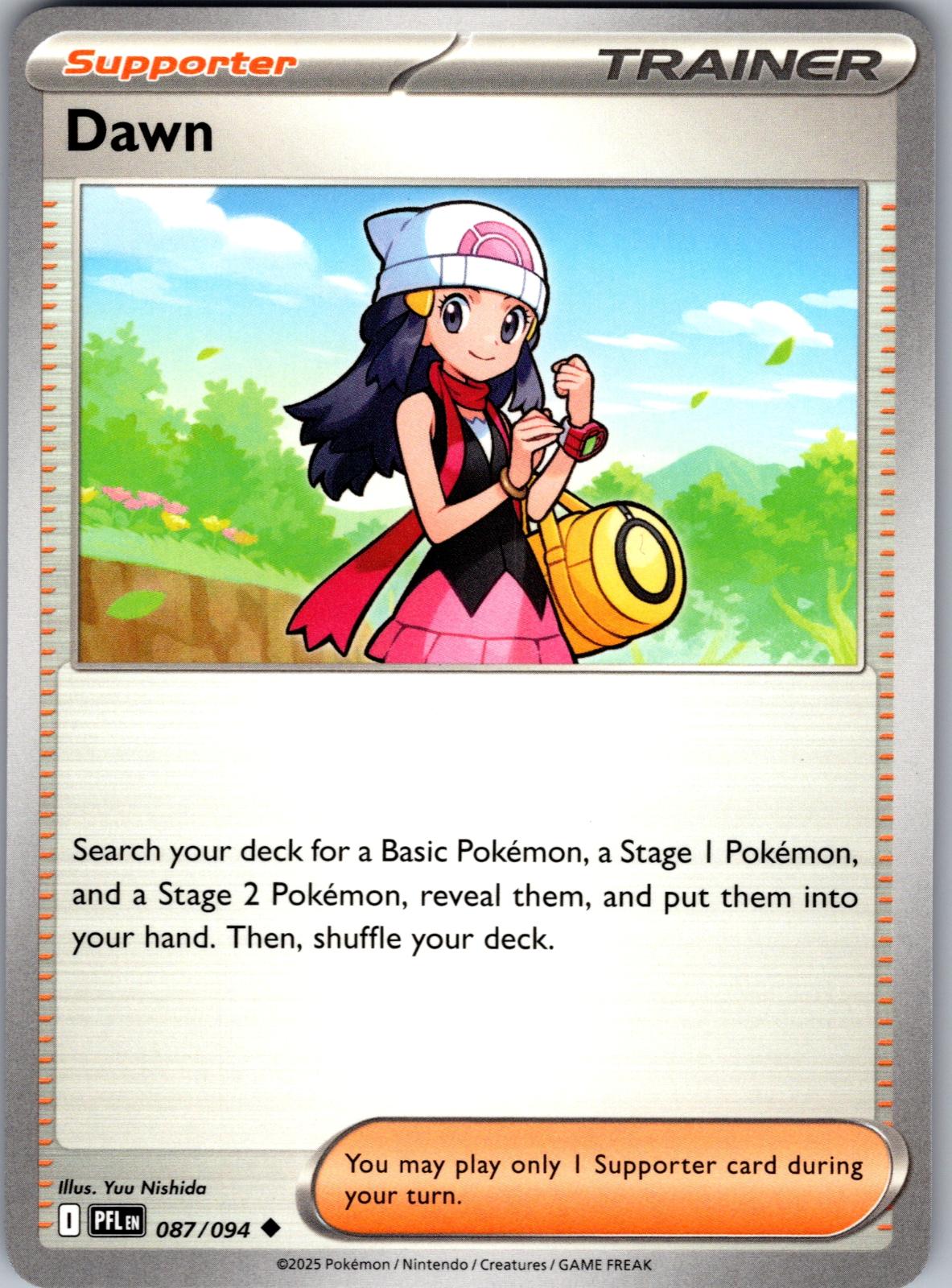 Dawn - 087/094 - - PHANTASMAL FLAMES - Pokemon - Uncommon | AA77-14