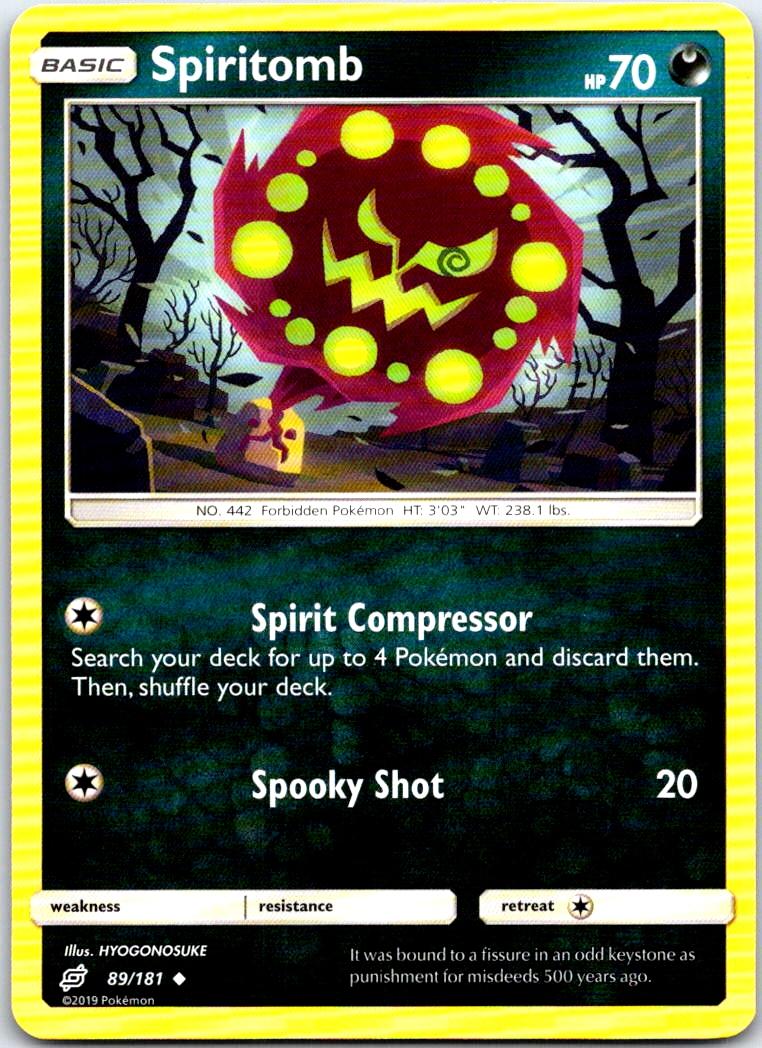 Spiritomb - 89/181 - - TEAM UP - Pokemon - Uncommon | AB76-19