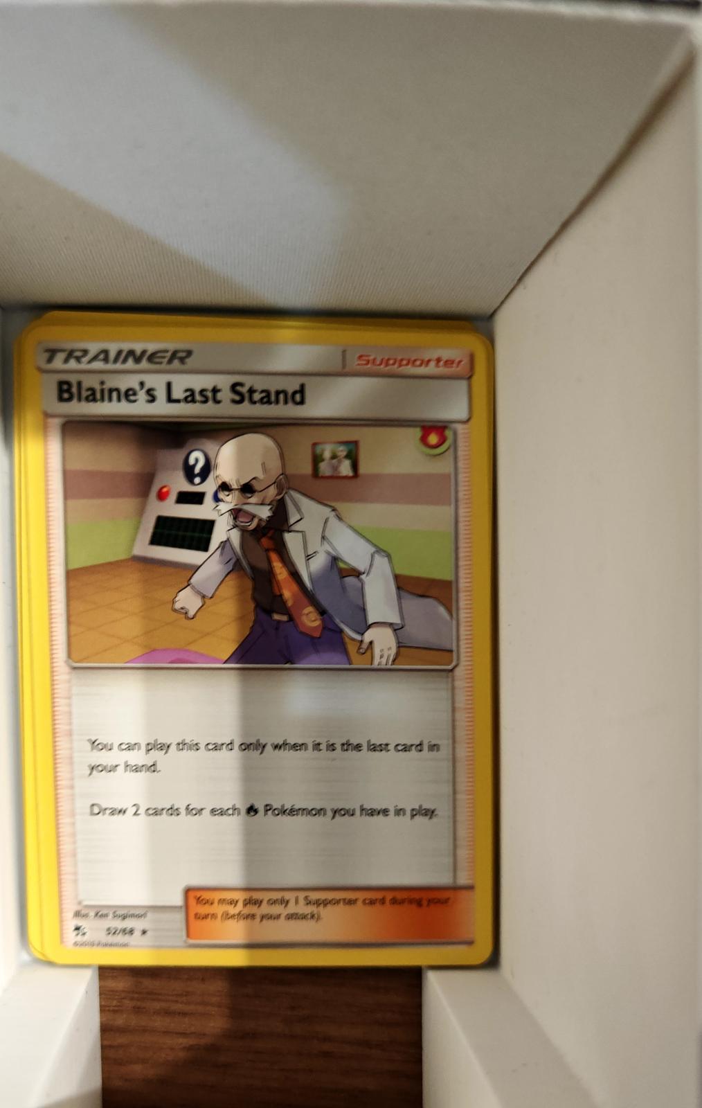Blaine's Last Stand - 52/68 - - HIDDEN FATES - Pokemon - Rare | AA70-10