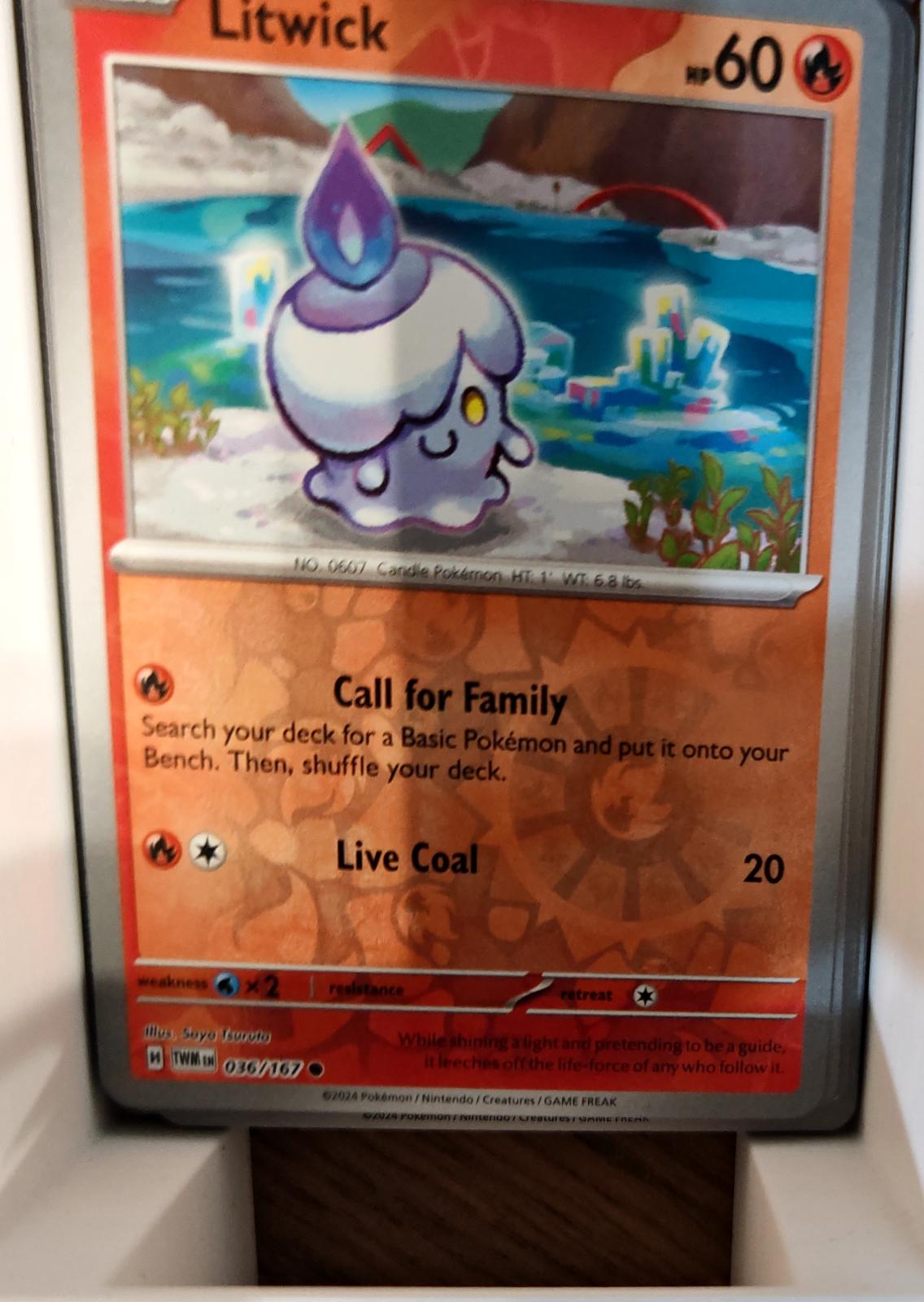 Litwick - 036/167 - Reverse Holo - TWILIGHT MASQUERADE - Pokemon - | AA75-35