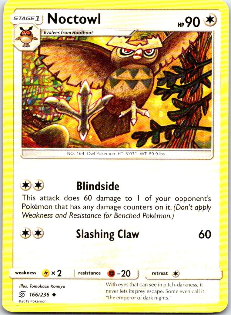 Noctowl - 166/236 - - UNIFIED MINDS - Pokemon - Uncommon | AB62-15