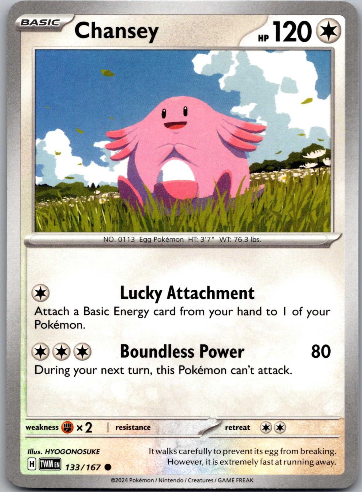 Chansey - 133/167 - - TWILIGHT MASQUERADE - Pokemon - Common | AA86-12