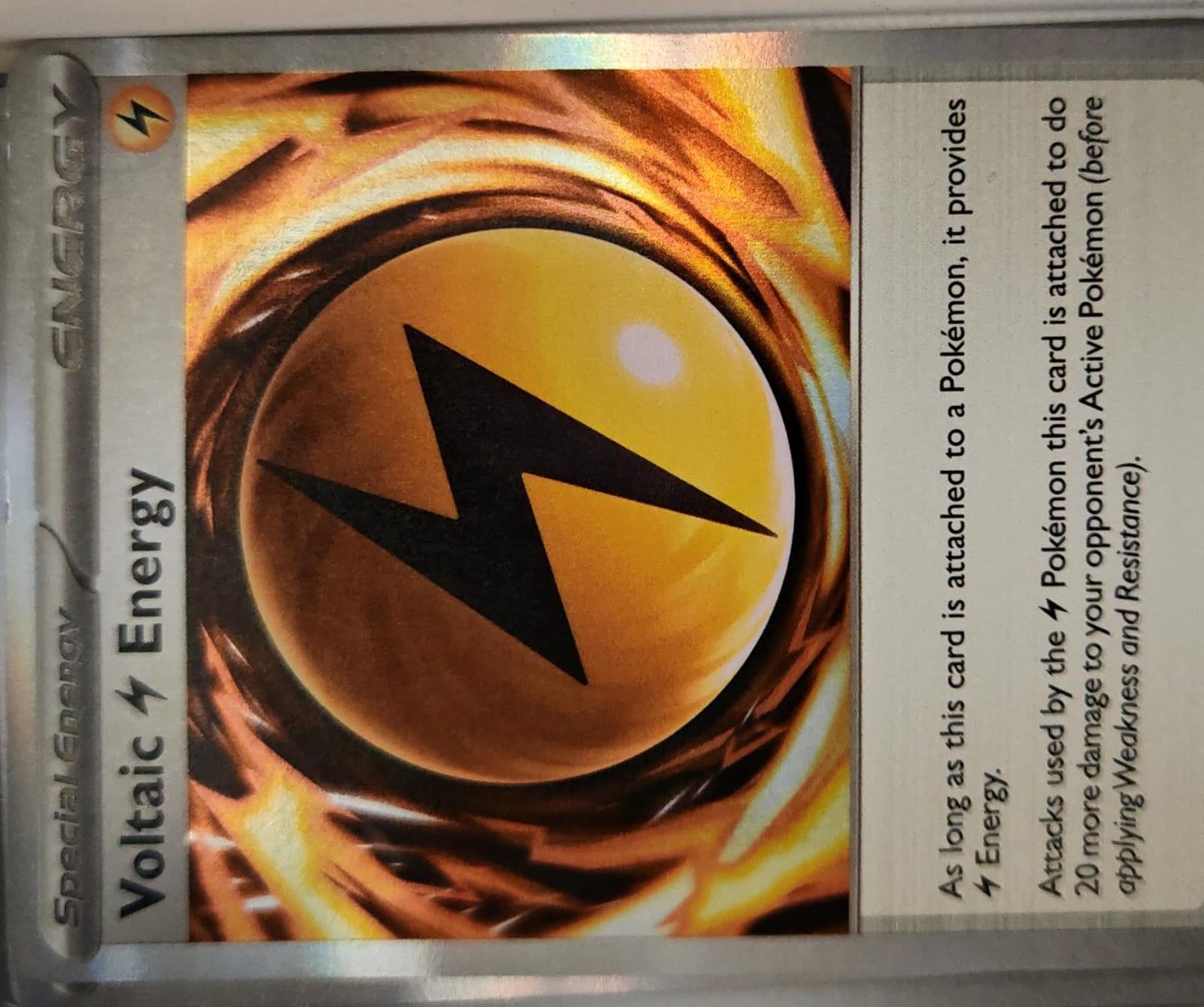 Voltaic Lightning Energy - 084/084 - Holo - PITCH BLACK - Pokemon - | AA14-4