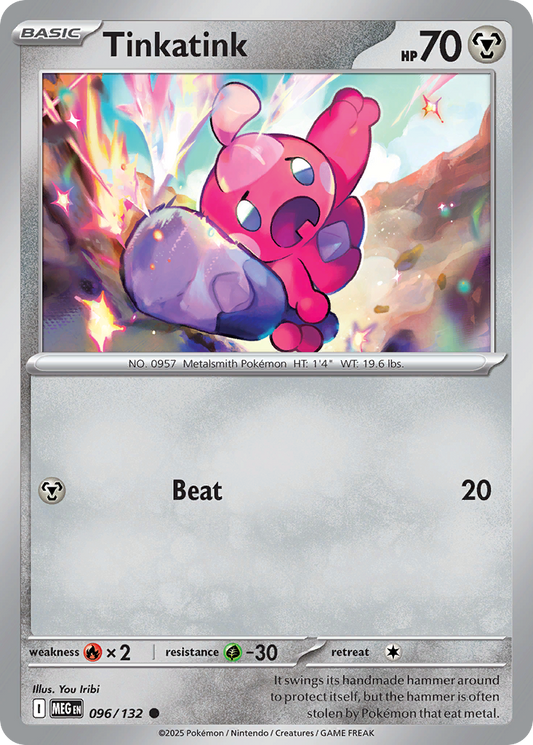Tinkatink - 096/132 - - MEGA EVOLUTION - Pokemon - Common | AA02-49