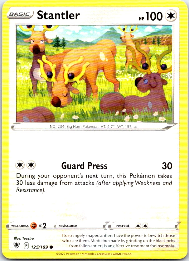 Stantler - 125/189 - - ASTRAL RADIANCE - Pokemon - Common | AC07-35