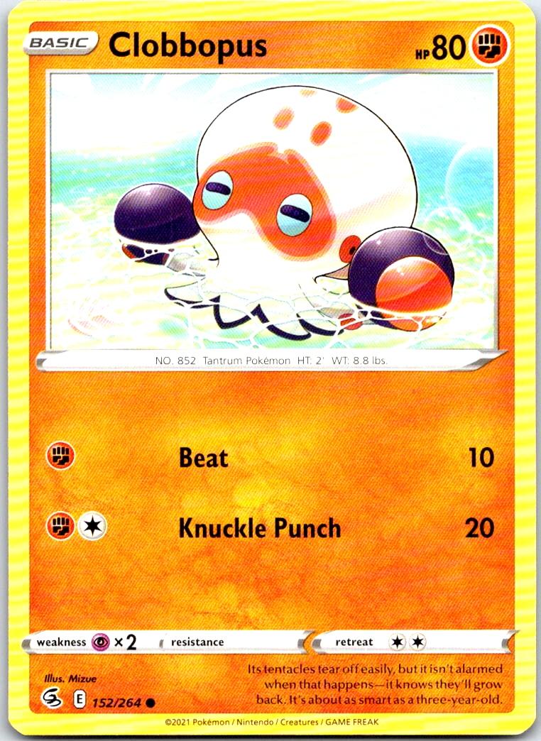 Clobbopus - 152/264 - - FUSION STRIKE - Pokemon - Common | AB38-20