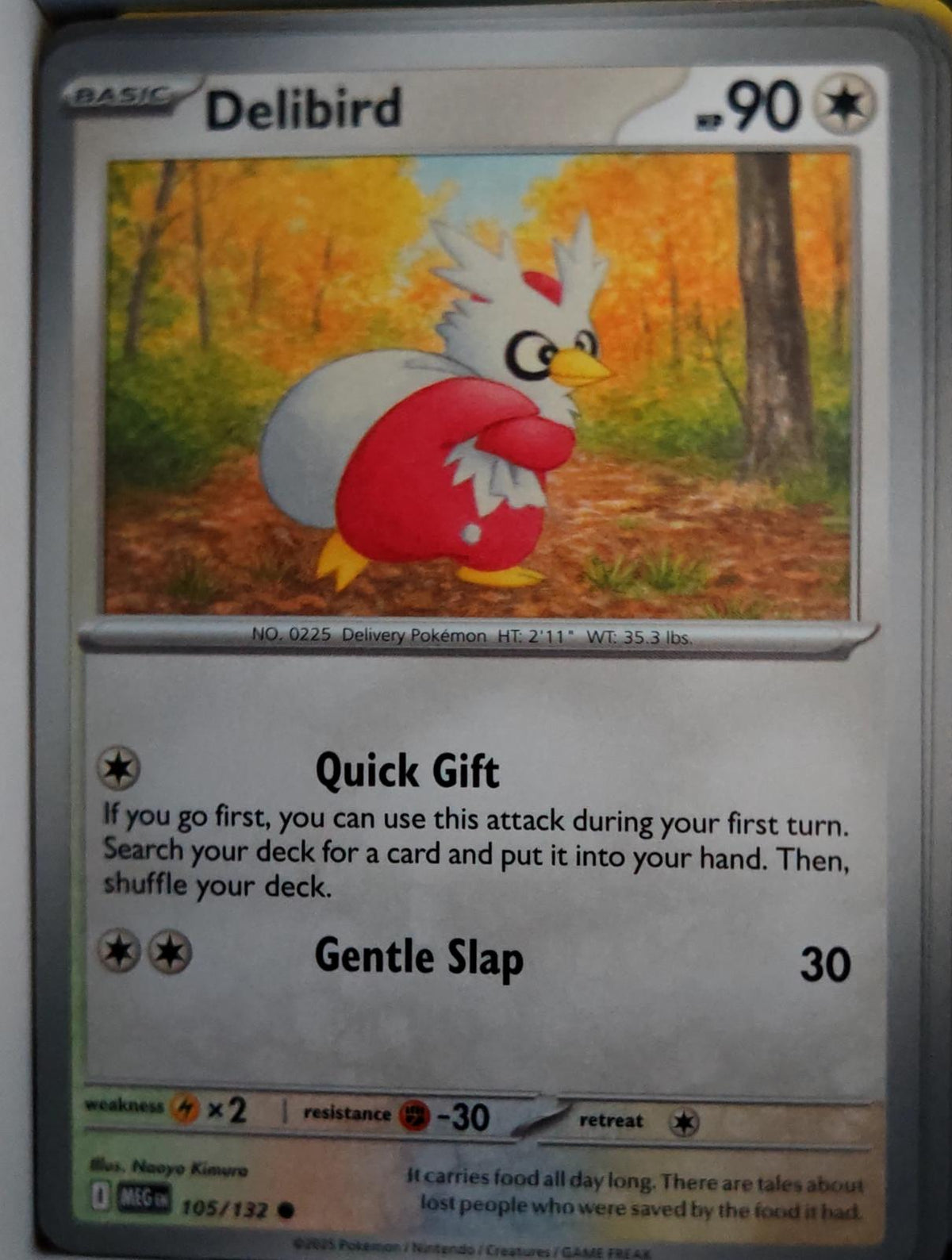 Delibird - 105/132 - - MEGA EVOLUTION - Pokemon - Common | AA57-47