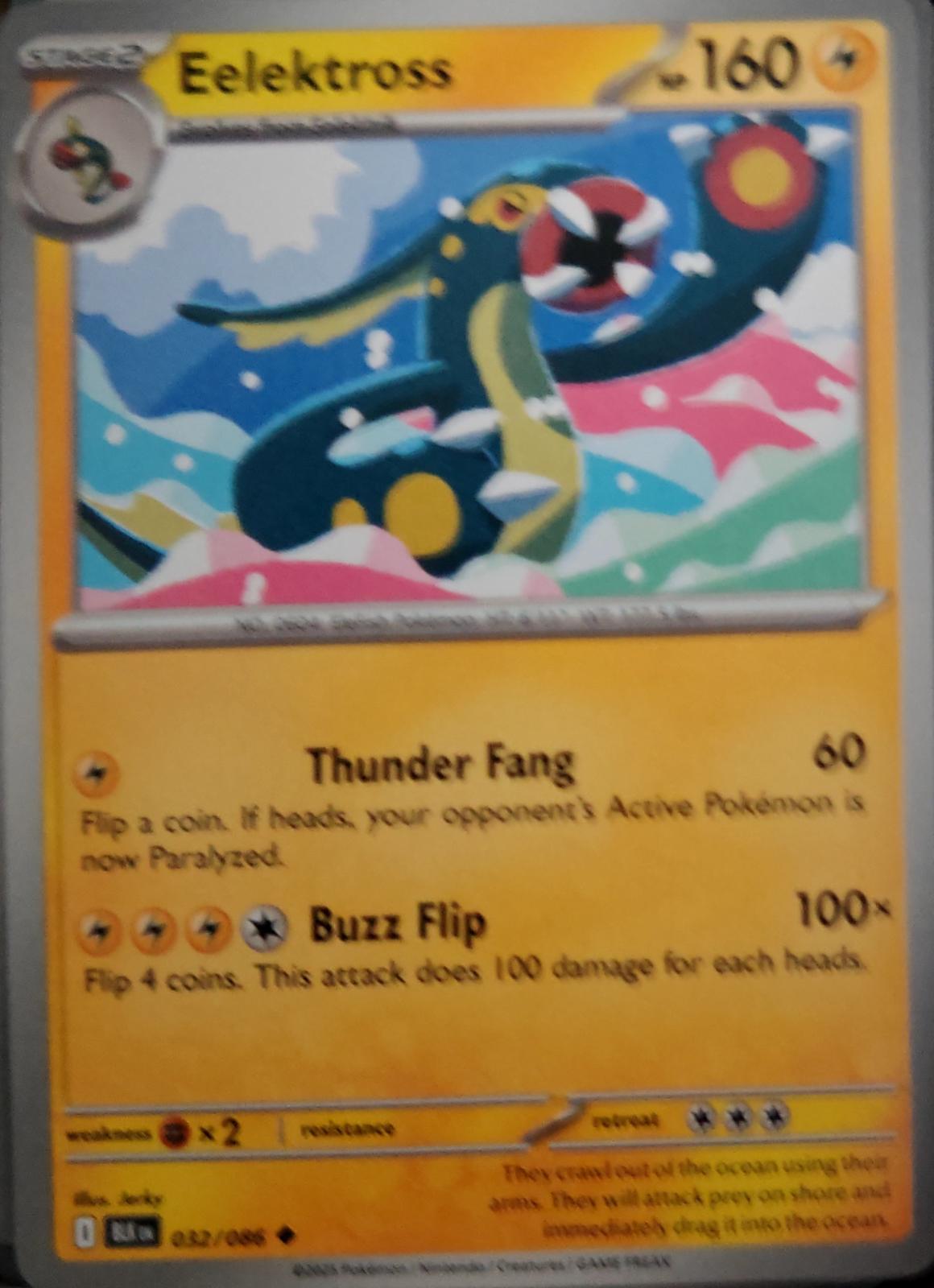 Eelektross - 032/086 - - BLACK BOLT - Pokemon - Uncommon | AA47-67