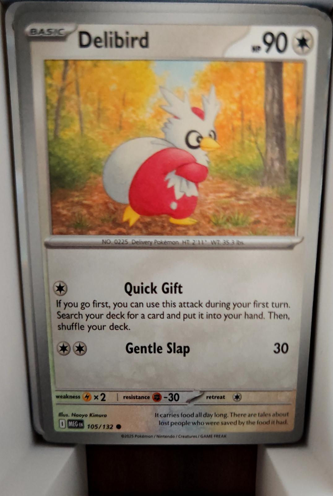 Delibird - 105/132 - - MEGA EVOLUTION - Pokemon - Common | AA55-44