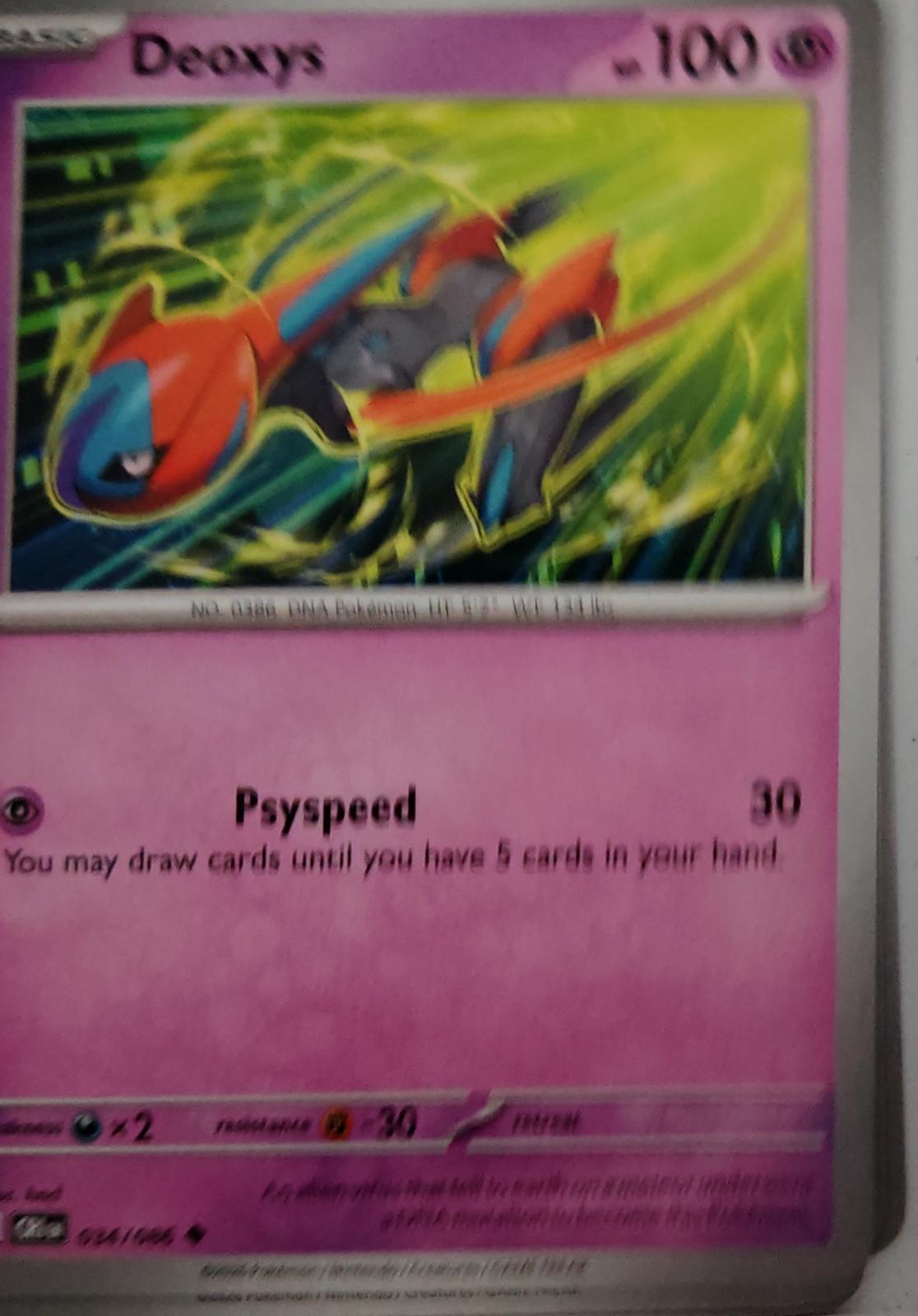 Deoxys - 034/086 - - CHAOS RISING - Pokemon - Uncommon | AA47-6