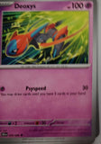Deoxys - 034/086 - - CHAOS RISING - Pokemon - Uncommon | AA47-6