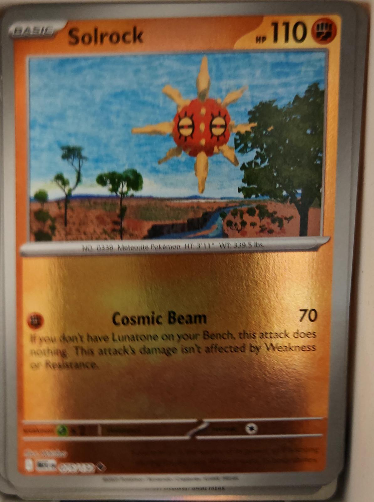 Solrock - 075/132 - Reverse Holo - MEGA EVOLUTION - Pokemon - Uncommon | AA24-29