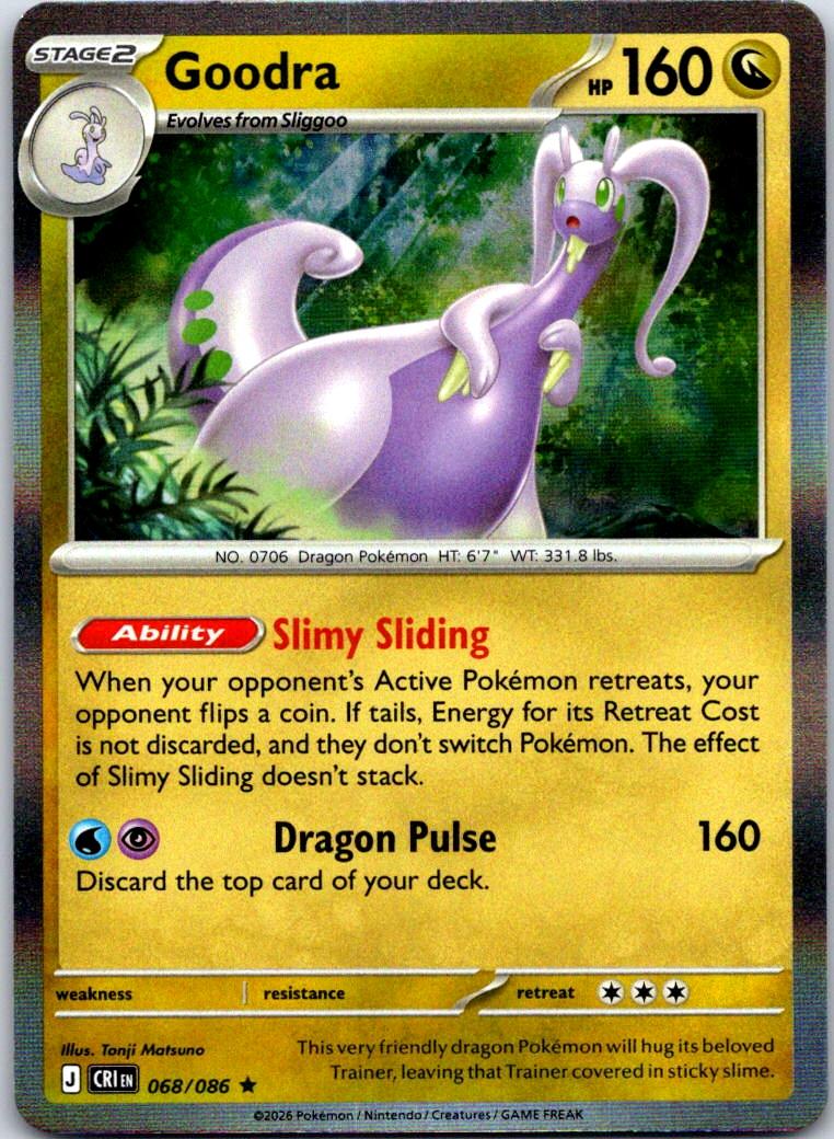 Goodra - 068/086 - Holo - CHAOS RISING - Pokemon - Rare | AB06-30