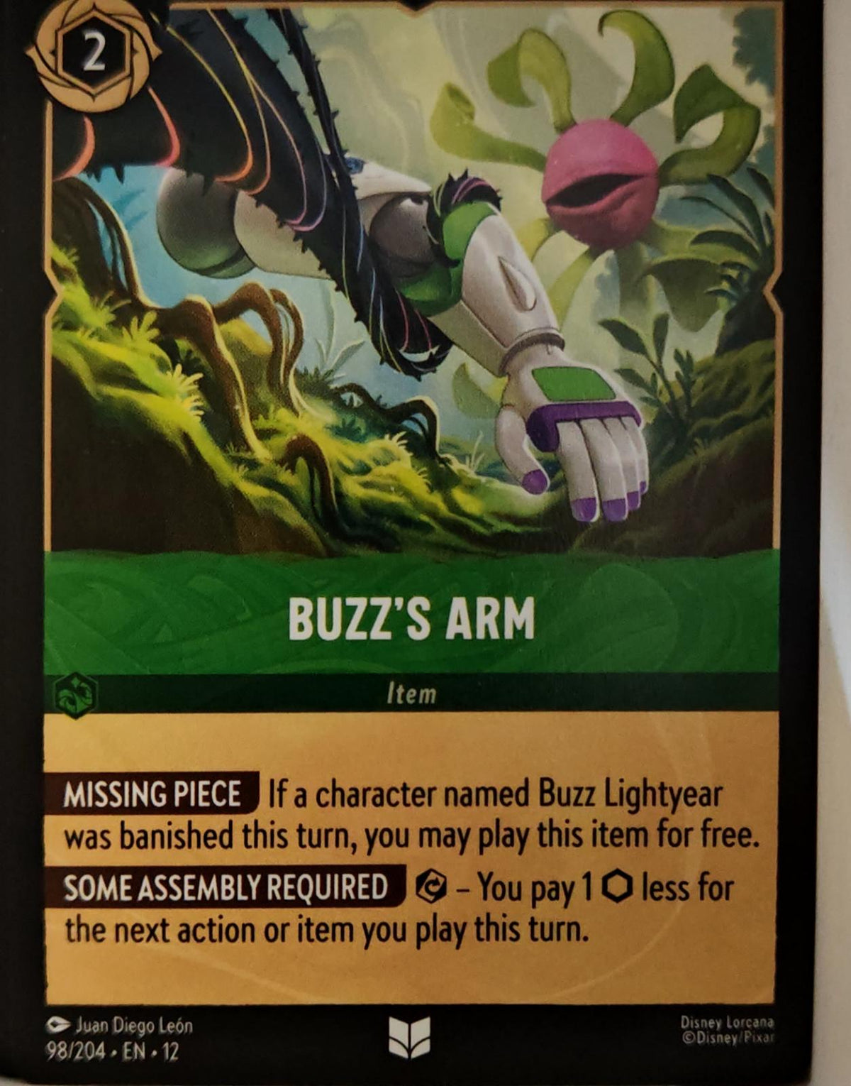 Buzz's Arm - 98/204 - - WILDS UNKNOWN - Lorcana - Uncommon | LAA01-19