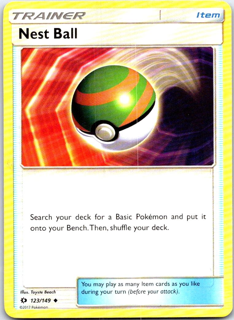 Nest Ball - 123/149 - - SM BASE SET - Pokemon - Uncommon | AB63-23