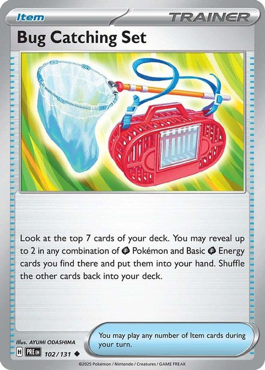 Bug Catching Set - 102/131 - Reverse Holo - PRISMATIC EVOLUTIONS - Pokemon - | AA29-10