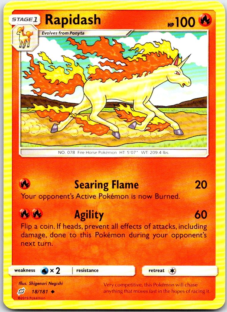 Rapidash - 18/181 - - TEAM UP - Pokemon - Uncommon | AB73-46